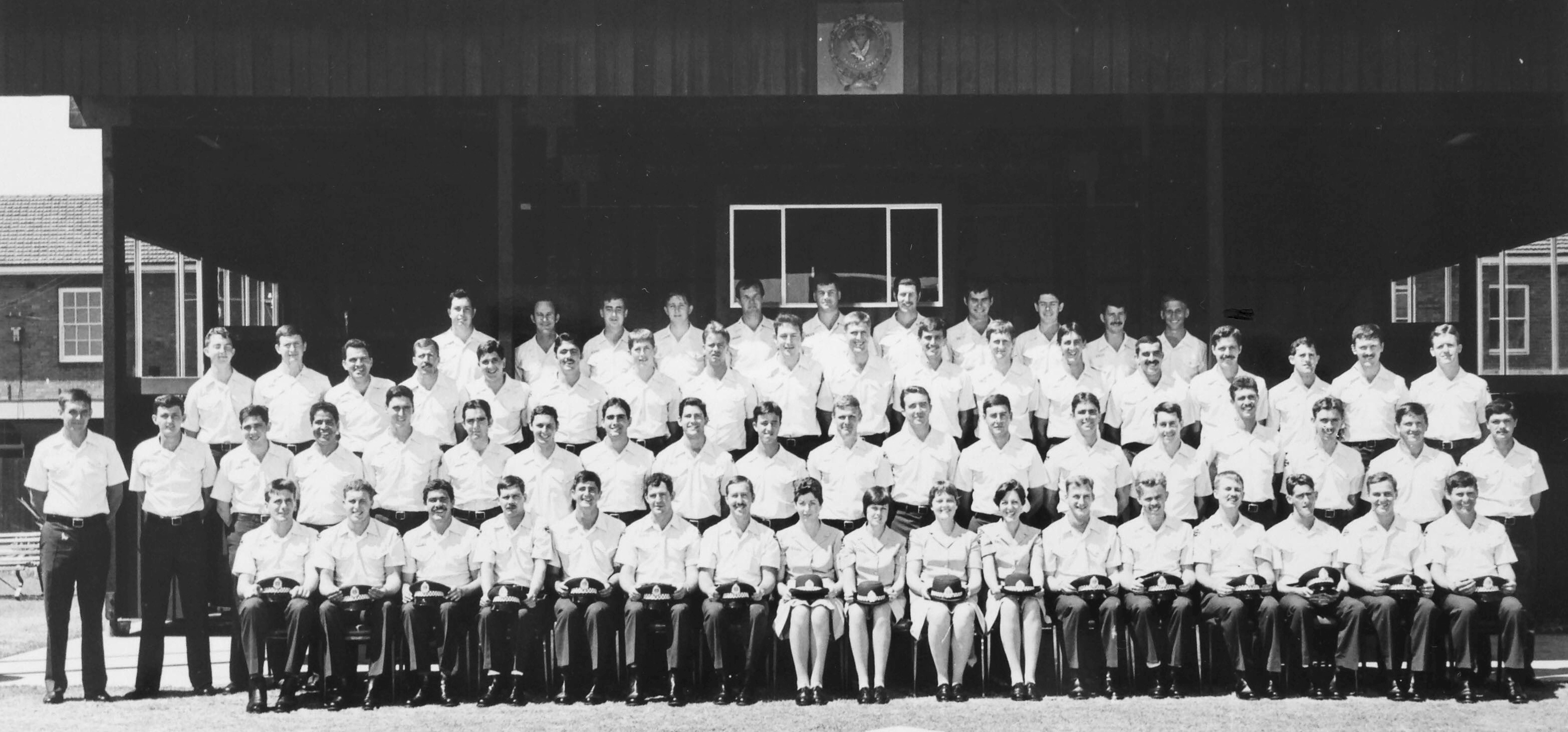 Class 157 at Redfern Police Academy.