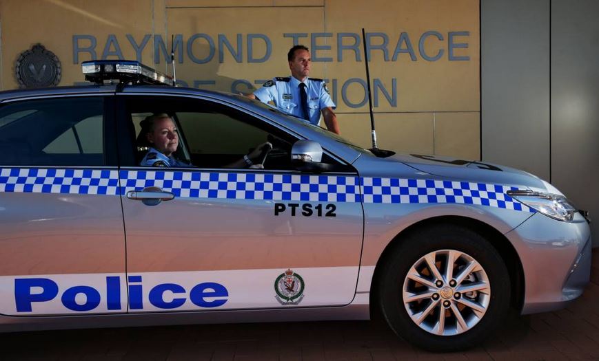 http://www.portstephensexaminer.com.au/story/3918052/car-a-fitting-tribute-for-richardson/?cs=761 TRIBUTE: Superintendent Chris Craner and Sergeant Martine Morley with the new Port Stephens police car, which is dedicated to Geoffrey Richardson who died in the line of duty in March. Picture: Simone De Peak