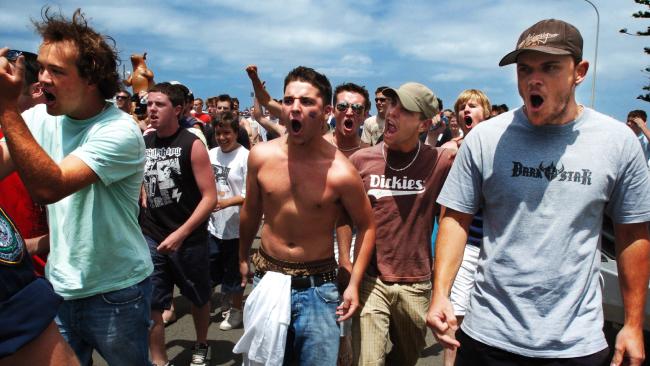 “They got the smell of blood and the tension ramped up.” Picture: Craig Greenhill