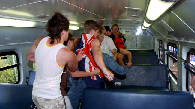 “These guys were being pulled apart in front of me by a pack of dogs attacking their prey.” Picture: Craig Greenhill