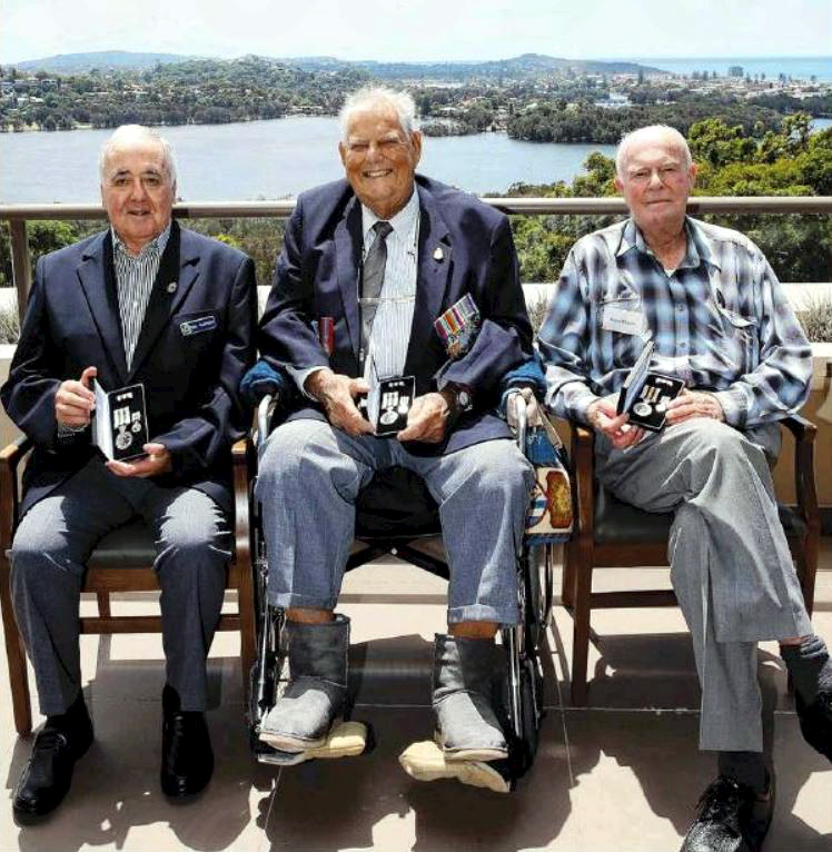 Manley Daily Thursday 18 February 2016 P 8 Gratitude displayed to officers MEDALS FOR RETIRED POLICE MORE than 20 retired police officers were awarded the National Police Service Medal at the War Vets Village at Collaroy Plateau on Wednesday, including one officer – Ken Astill – who retired 30 years ago. Retired police officers Bill McIntosh, Ken Astill and Ross Nixon were awarded the National Police Service Medal at the War Vets Village at Collaroy Plateau. Former officer Bill Bush, who retired in 1998, said the Retired Police Association had lobbied the State Government for some time for a medal to be awarded to officers who had served the community well. “We eventually convinced the Government that retired cops who served with distinction should be awarded these medals for their contribution to society,” Mr Bush said. The National Police Service Medal is a special service award within the Australian honours system to provide “recognition for the unique contribution and significant commitment of those persons who have given ethical and diligent service as a sworn member of an Australian police service”. Northern Beaches local area commander Superintendent Dave Darcy presented the medals. Mr Bush said this was the first occasion the medals had been awarded to retired officers on the northern beaches but expects further award ceremonies in the future due to the number of retired police officers living in the area.