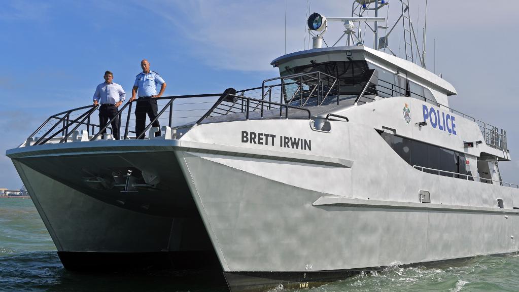 Police Launch Brett Irwin at Townsville, Qld