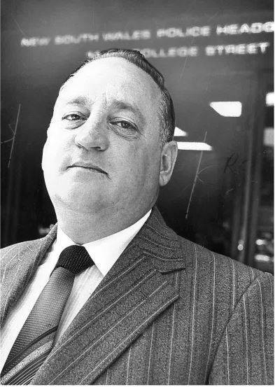 Brian ROPE outside of Police HQ, College St, Sydney