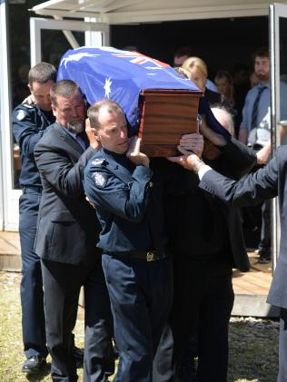 Ray McNish's funeral. Picture Lana Murphy/Riverine Herald