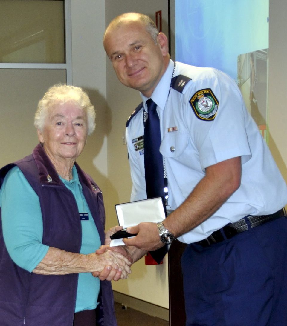 Pat CONDON receiving Gabriel ( Gab ) CONDON's Medal - RIP. https://police.freom.com/gabriel-condon/