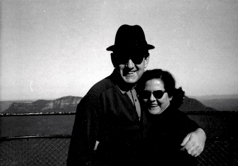 John & Retta at the Blue Mountains
