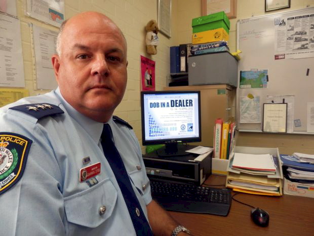 Inspector Darren Steel of Tweed Police is encouraging the members of the public to dob in a dealer for $1000<br /> April 2012<br />