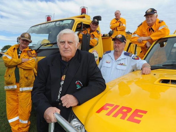 https://www.frasercoastchronicle.com.au/news/fears-for-rural-brigades/1923194/ Hervey Bay Group Rural Fire Brigade chairman Denis Dack and Hervey Bay Group Rural Fire Brigade group officer Don Duffus with Dundowran rural fire brigade members (from left) David Egan, Joe Donovan, Mal Ewart and David Kohler. Alistair Brightman
