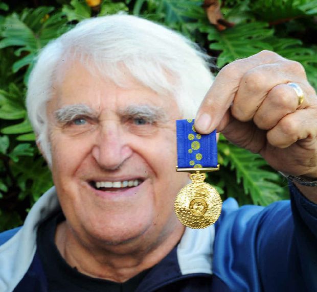 Denis Dack is chuffed with his Order of Australia medal that recognised 50 years of community