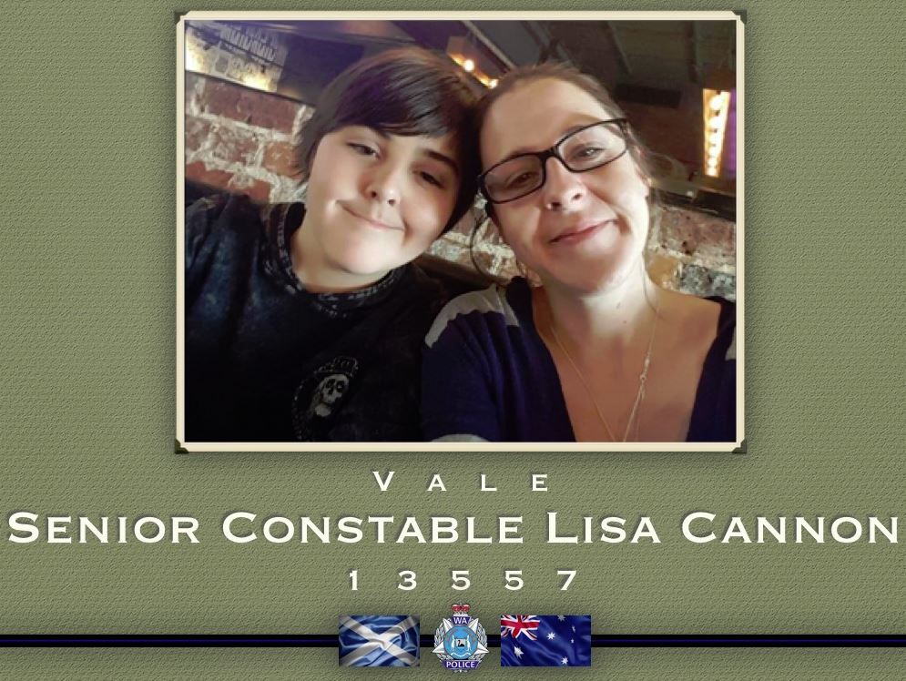 Lisa with her 11 year old son.