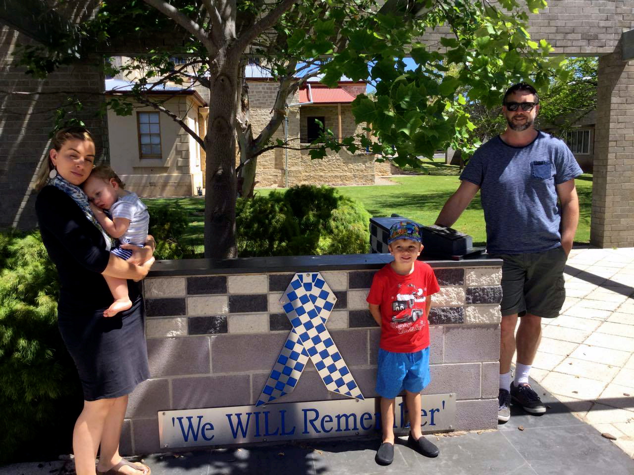 Barbara A Thompson Warren Mathesons' now adult children ( Hayley, 36 & Brett, 38 ) ( as of 2017) as seen in November 2016 with Warrens' two grandsons, now aged 5 & 1.