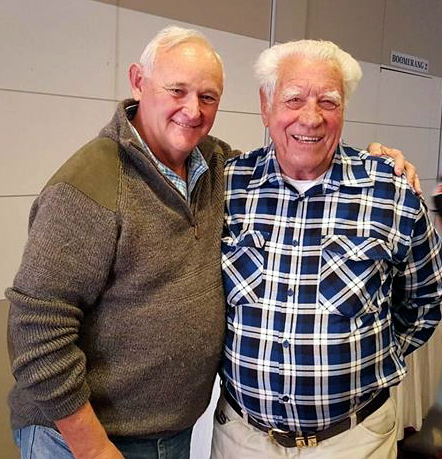 Bill Davies with Alan Dwyer - July 2016