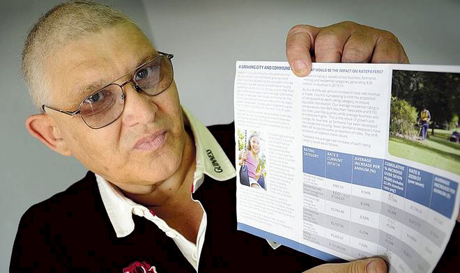 http://www.maitlandmercury.com.au/story/1903959/resident-questions-council-rate-figures/ UNIMPRESSED: Bolwarra resident Doug Preston