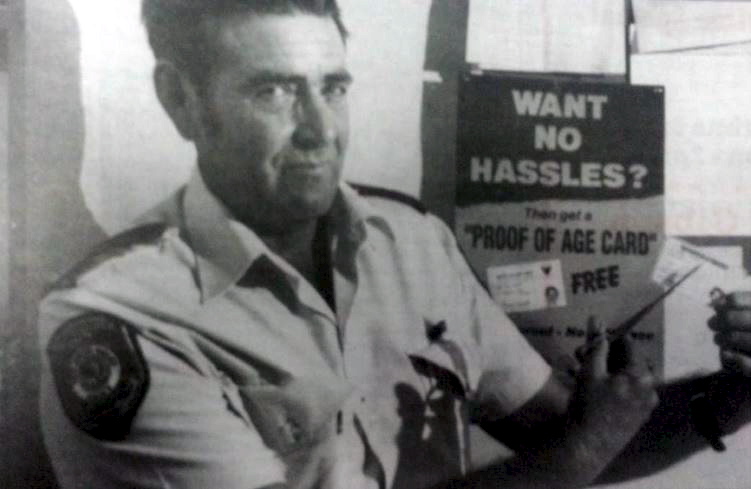 http://www.dailyliberal.com.au/story/2015477/flashback-friday-january-1993/#slide=30 JANUARY 1993: Sgt Dennis Matts destroys one of the fake photo-licences, used by an underage drinker to gain access to a hotel. Published in the Daily Liberal on 10 January 2014