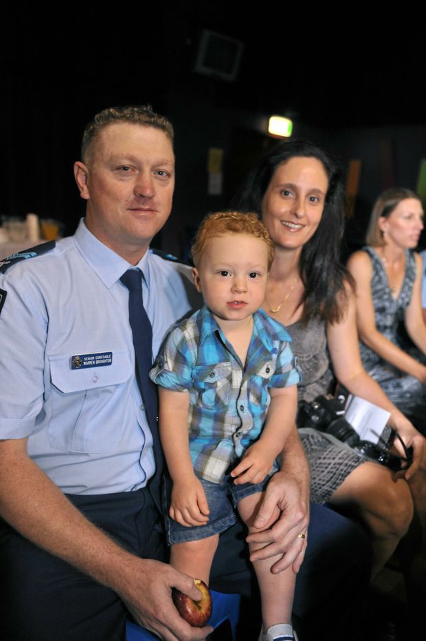 https://www.news-mail.com.au/news/bundy-policeman-with-terminal-cancer-needs-help/3194765/ Warren Broughton with his wife Tanya at the PCYC awards in 2012.
