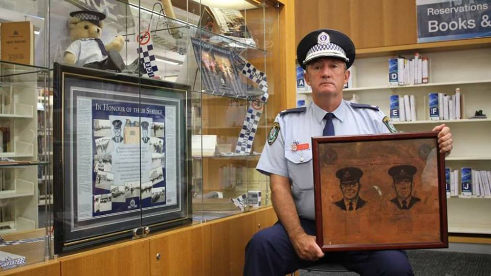 Blacktown Police Stn Memorial dedication on Retired Police Day - 28 September 2017 to RILEY & McDIARMID