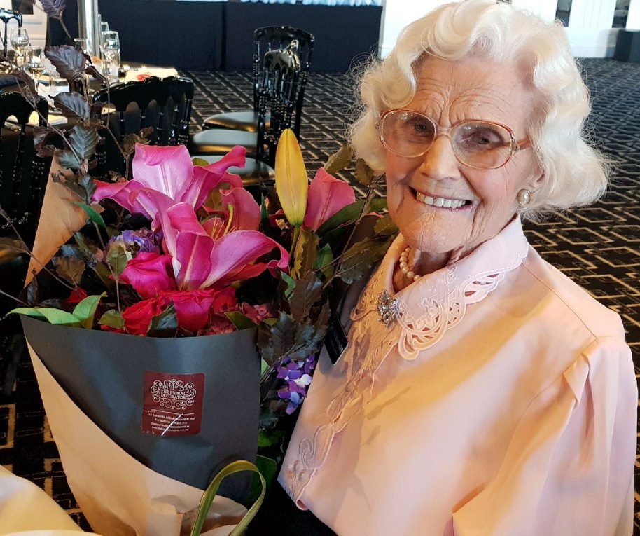 NSW Police Legacy Gloria Behringer at the 2017 Annual Christmas Luncheon with NSW Police Legacy