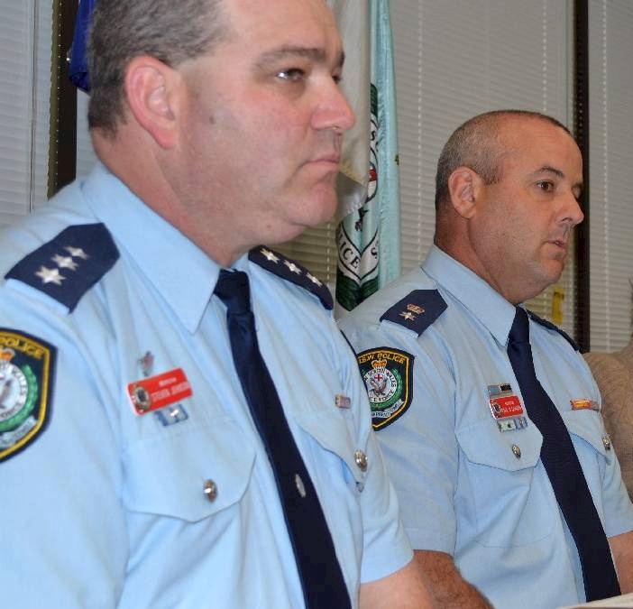 https://www.portstephensexaminer.com.au/story/1730462/video-bashed-old-man-tells-of-teens-cowardly-attack/?cs=762 2013: Inspector Steve Johnson and Acting Shoalhaven Local Area Commander, Acting Superintendent Paul Condon