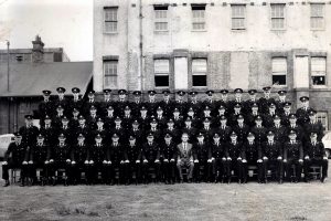 Photo supplied by son, Geoff LOWE on 18 Jan 2019 Ted is in the 3rd row ( from front ) and 3rd from the left Unknown Class # at Redfern Academy. Photo would have been taken in 1957.