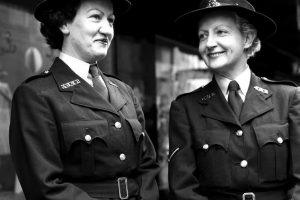 https://www.smh.com.au/national/rewind--the-force-20170905-gyb6vm.html Constables Madge Welby and June Abbott on point duty in the city in 1959.