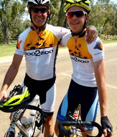 Peter and Luke Ensor take part in Zoo 2 Zoo.