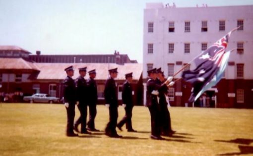 Robert John FLAVEL<br /> March Past - Redfern Police Academy - Roberts Cadet Class.<br />