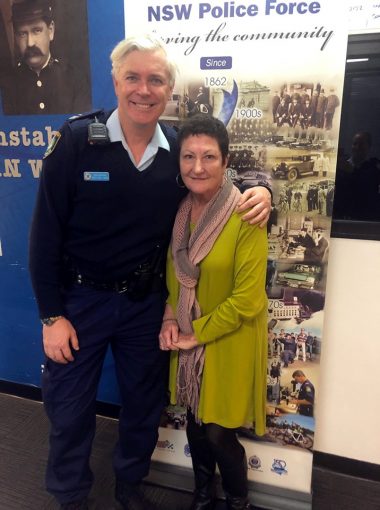 Senior Constable Anthony NEW & Pam SUTTON.