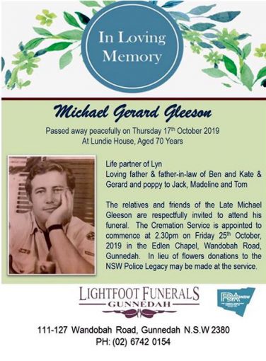 Michael Gerard GLEESON