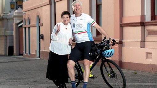 https://www.dailytelegraph.com.au/newslocal/inner-west/newtown-police-officer-cycles-for-34-days-to-raise-money/news-story/e38715760dbea55803088eacd73c4a8e?fbclid=IwAR3PCyaH6_LwP7xtyJ_CxKGhNAJZOvMoYokNBlZCj18j2dGIm-x7u943LQI Senior Constable Anthony New at Inner West PAC will ride across country to raise money for colleague Pam Sutton, who has battled cancer since 2014. Picture: Monique Harmer