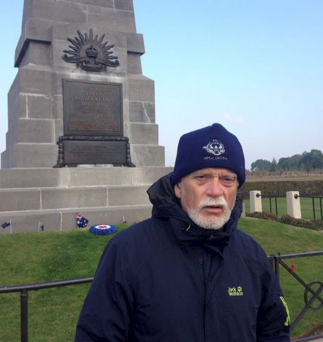 At Australian Memorial WWI France - 28 Oct 2015