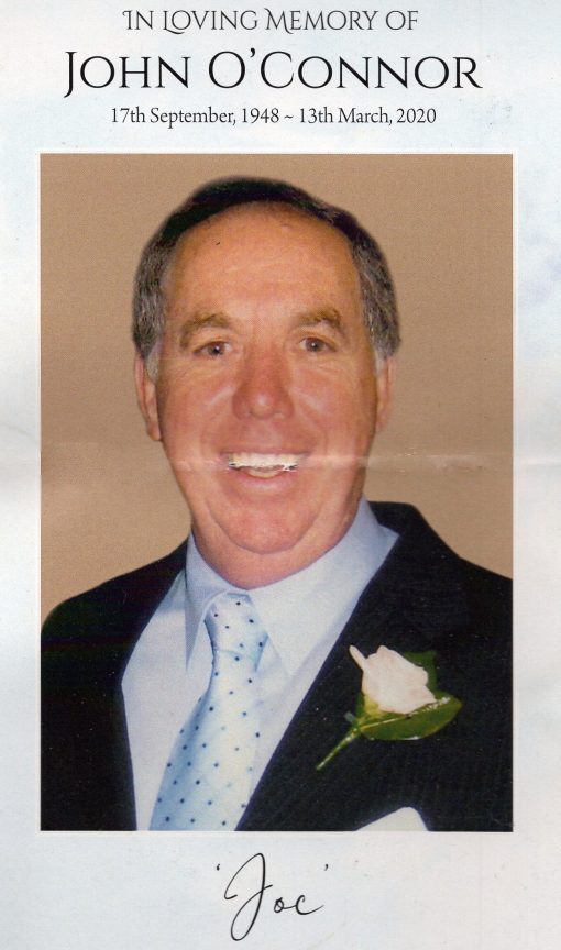 John O'CONNOR, John Maurice O'CONNOR, JOC, John OCONNOR