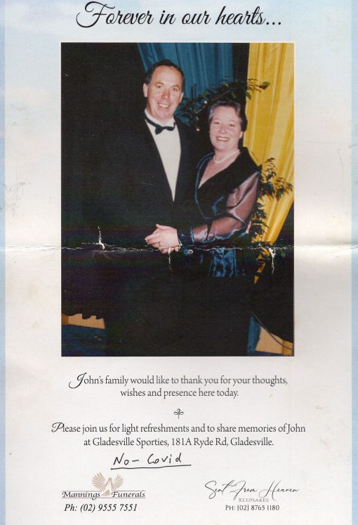 John O'CONNOR, John Maurice O'CONNOR, JOC, John OCONNOR