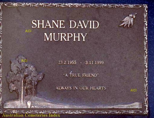 https://austcemindex.com/inscription?id=7867703 Grave of Shane David MURPHY