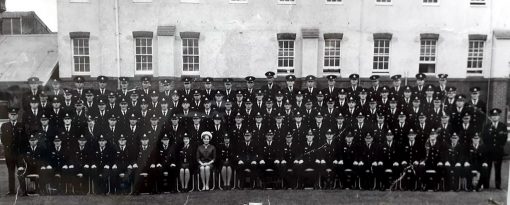 Photo from John Walker - 2020<br /> Police Training Centre - Redfern Class 103 Attested on Monday, 10 May 1965<br /> John Walker - top row - 2nd from right.<br /> 'possibly' Kenneth Owen EARL # 11490 - Back row - 9th from right