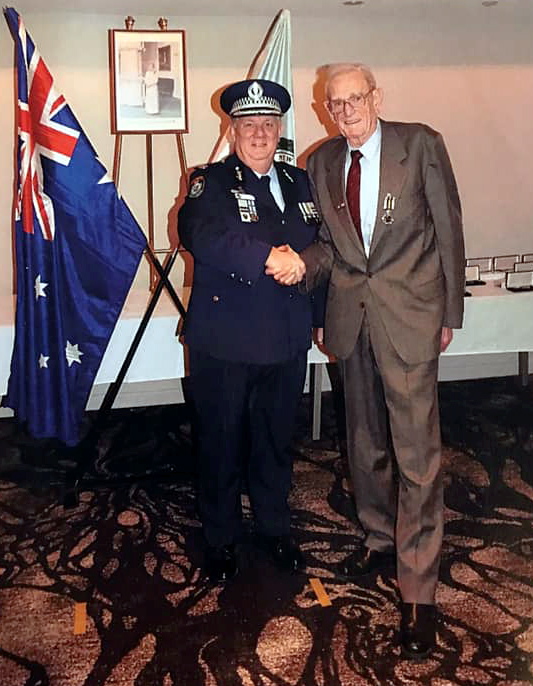 Assistant Commissioner Dennis CLIFFORD # 14795 with Warren John REID.