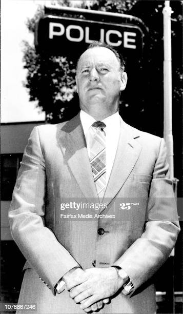 Brian Hetherington, Detective, at Maroubra Police Station... November 22, 1983. (Photo by Paul Matthews/Fairfax Media via Getty Images).
