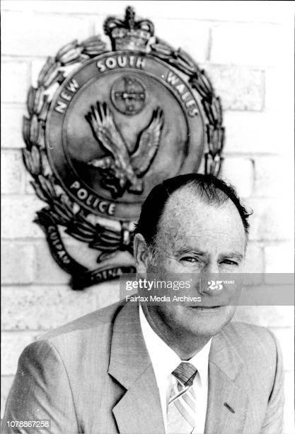 Brian Hetherington, Detective, at Maroubra Police Station... November 22, 1983. (Photo by Paul Matthews/Fairfax Media via Getty Images).
