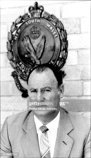 <strong>Brian Hetherington, Detective</strong>, at Maroubra Police Station... <strong>November 22, 1983</strong>. (Photo by Paul Matthews/Fairfax Media via Getty Images).