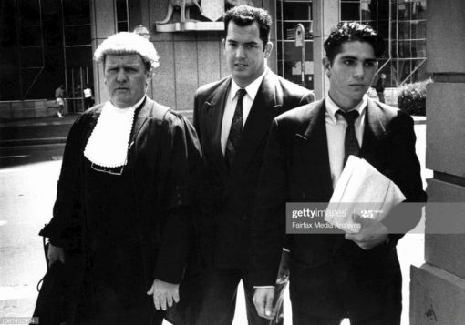 https://www.gettyimages.ae/detail/news-photo/photograph-from-todays-police-tribunal-concerning-drug-by-news-photo/1081452904 Photograph from todays police tribunal concerning drug by Frenchs forest police. Arriving back from lunch, center former Constable Andrew Neilson, with Barrister Peter Dailly (left) and instructing Solicitor James Hall.Constable Neilson ... seriously affected by alcohol.An off-duty police officer was too drunk to remember if he was in Frenchs Forest police station the night the duty officer smelt burning cannabis in the station, the Police Tribunal heard yesterday.Constable Andrew Neilsen told the tribunal he had been drinking jugs of Kamikazes - a cocktail of vodka, tequila and Cointreau - and remembered little of the night. March 1, 1994. (Photo by Dean Sewell/Fairfax Media via Getty