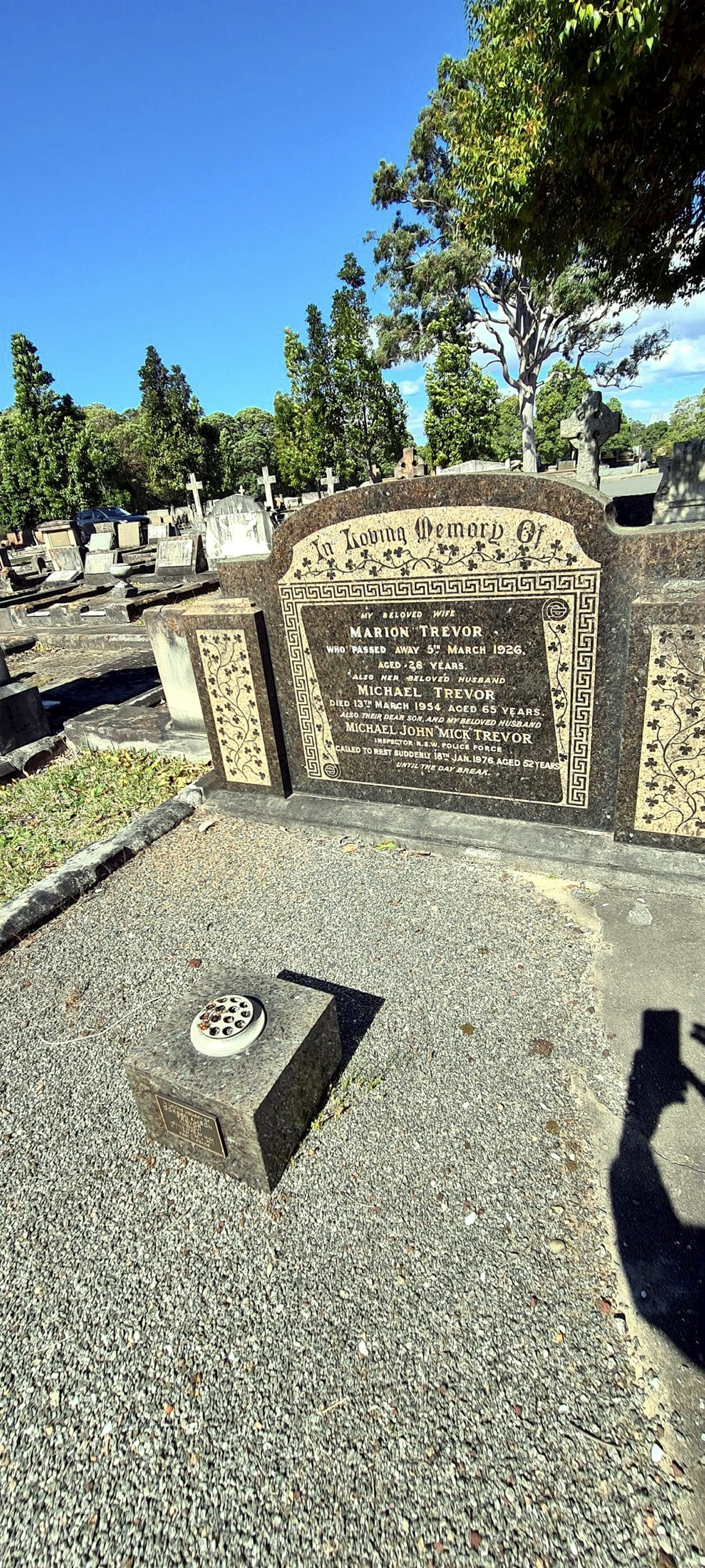 Photo Courtesy of Kevin Banister - 21 August 2020 Michael John TREVOR