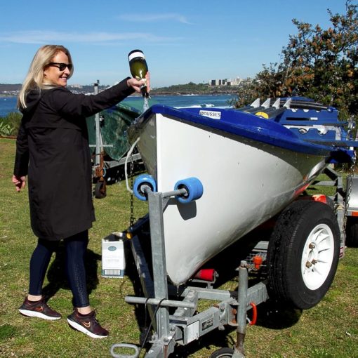 https://www.facebook.com/NCCSLSC/posts/3326367764088058 Our newly purchased boat being christened ‘Ross Lambert’ by Cath Lambert at the Club AGM day