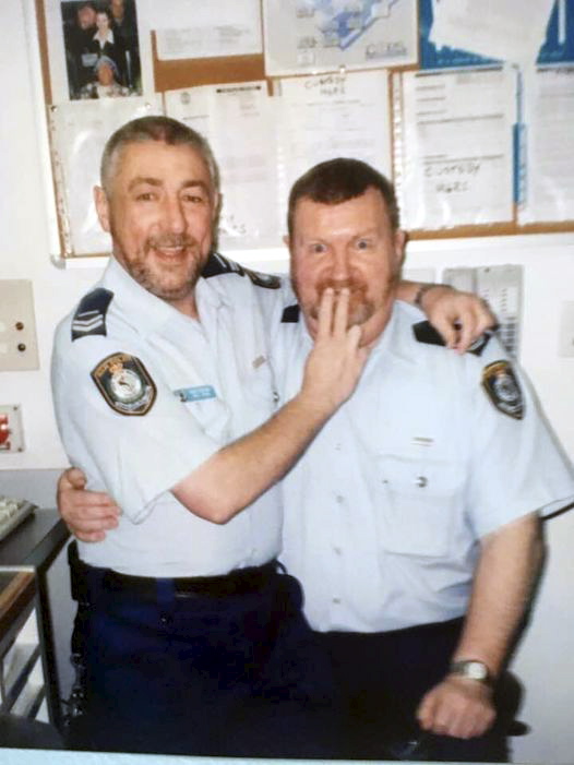 Michael John KEAN, Mick KEAN. Grahame FAHEY & Mick KEAN at Blacktown Police Station