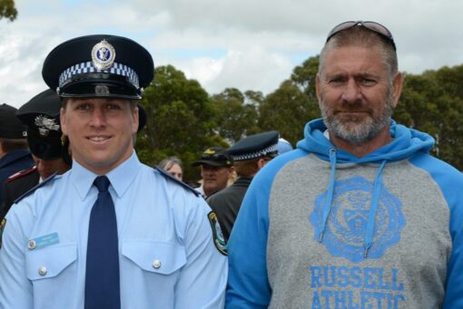 Kevin William SMITH, Kev SMITH, Smithy, Father & Son: Probationary Constable Samuel SMITH # 50666 & Kevin SMITH # 20135<br /> 11 December 2014<br /> Possibly Class 323