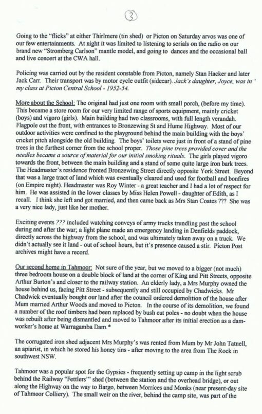 Robert John DINES, Bob DINES, Tahmoor