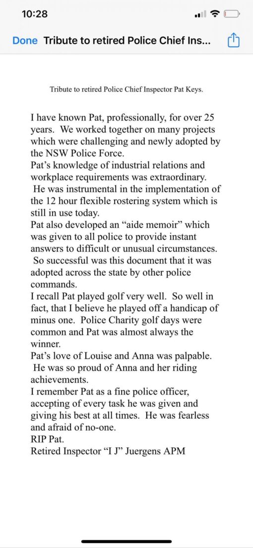 Patrick James KEYS , Pat KEYS, Irene JUERGENS