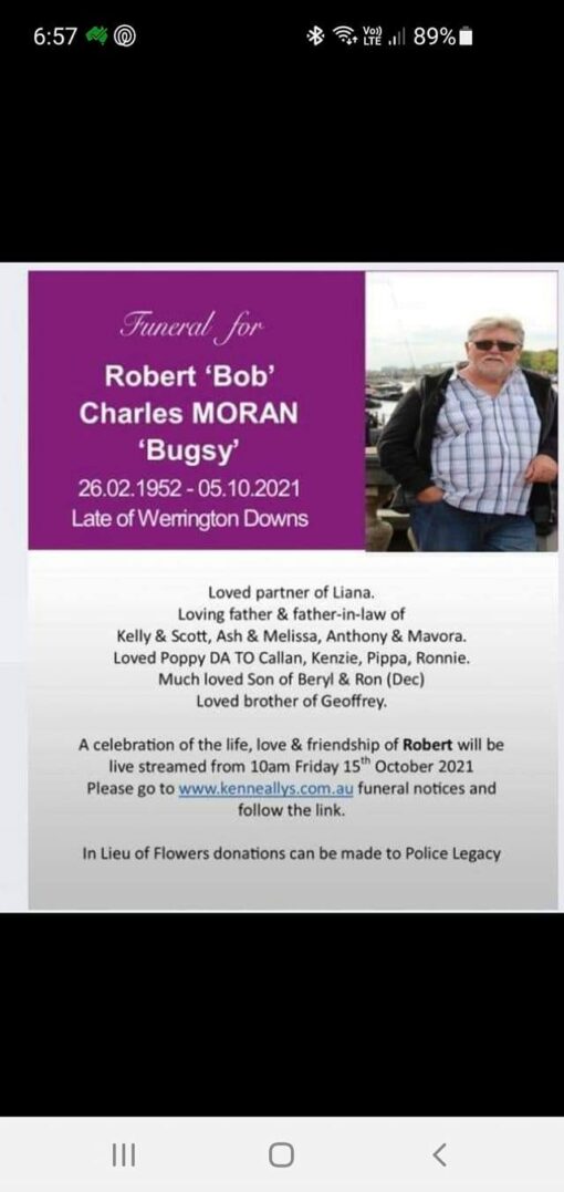 Robert Charles MORAN & Robert REDFERN