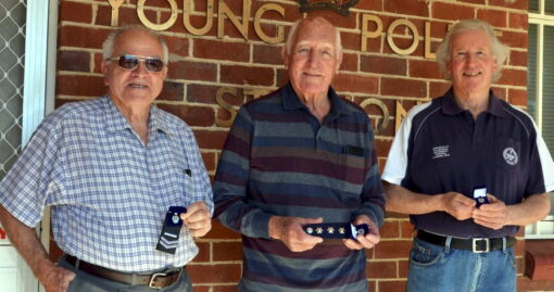 Ronald Croy ROGERSON - Jock ROGERSON, Retired Senior Constable John Piening, Retired Inspector Ronald Rogerson, Retired Sergeant John Glossop.