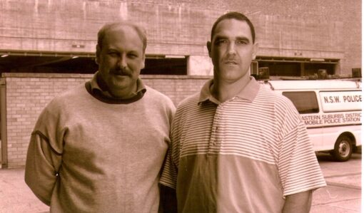 Tummy ( on left ) with ( possibly ) Graham MARANDA 