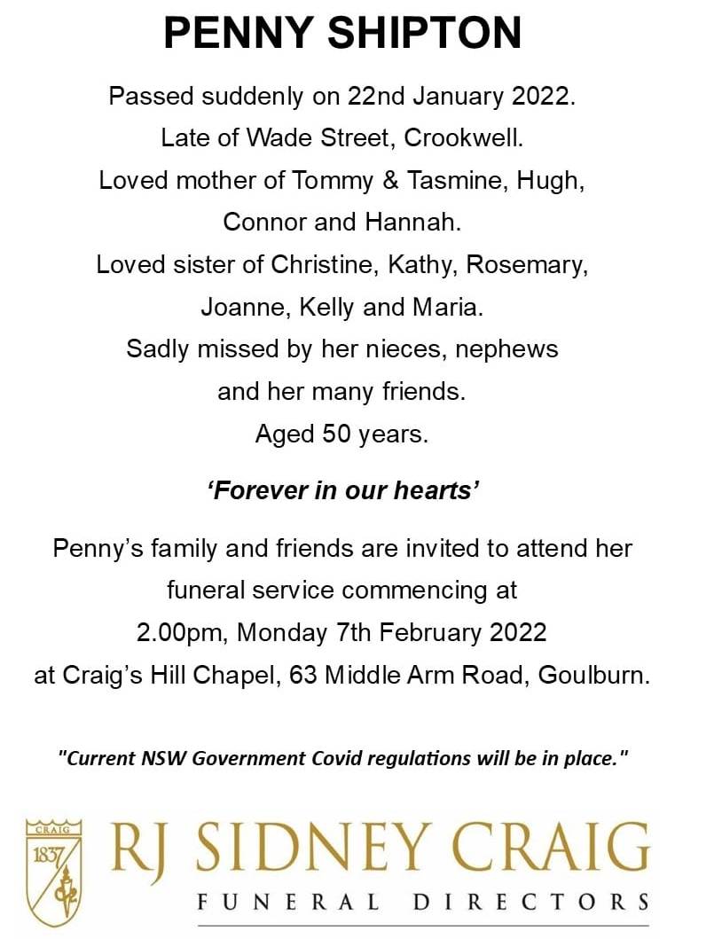 Penny Margaret SHIPTON, Penny SHIPTON