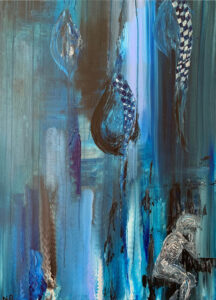 Feeling Blue - an original painting by Nicole BRIDGE - Feb 2022